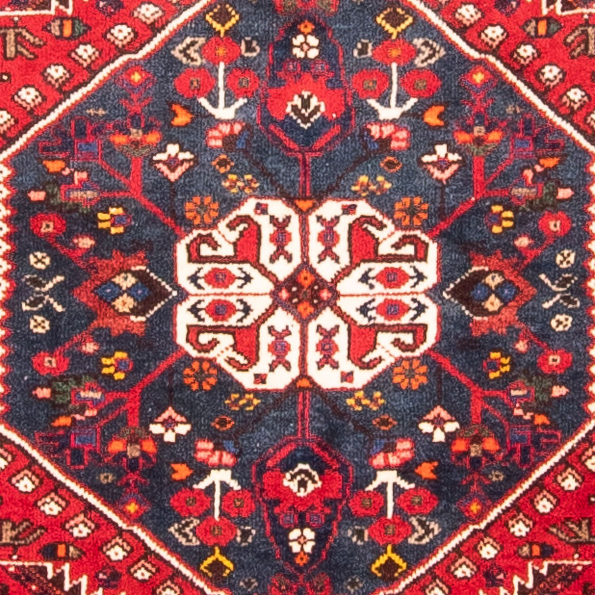 Alfombra de pasillo Alfombra persa - Nómada - 276 x 111 cm - rojo oscuro