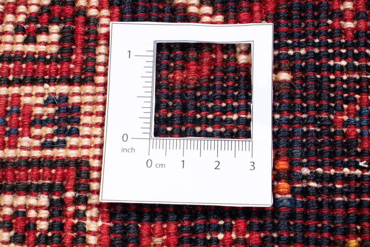 Alfombra de pasillo Alfombra persa - Nómada - 276 x 111 cm - rojo oscuro