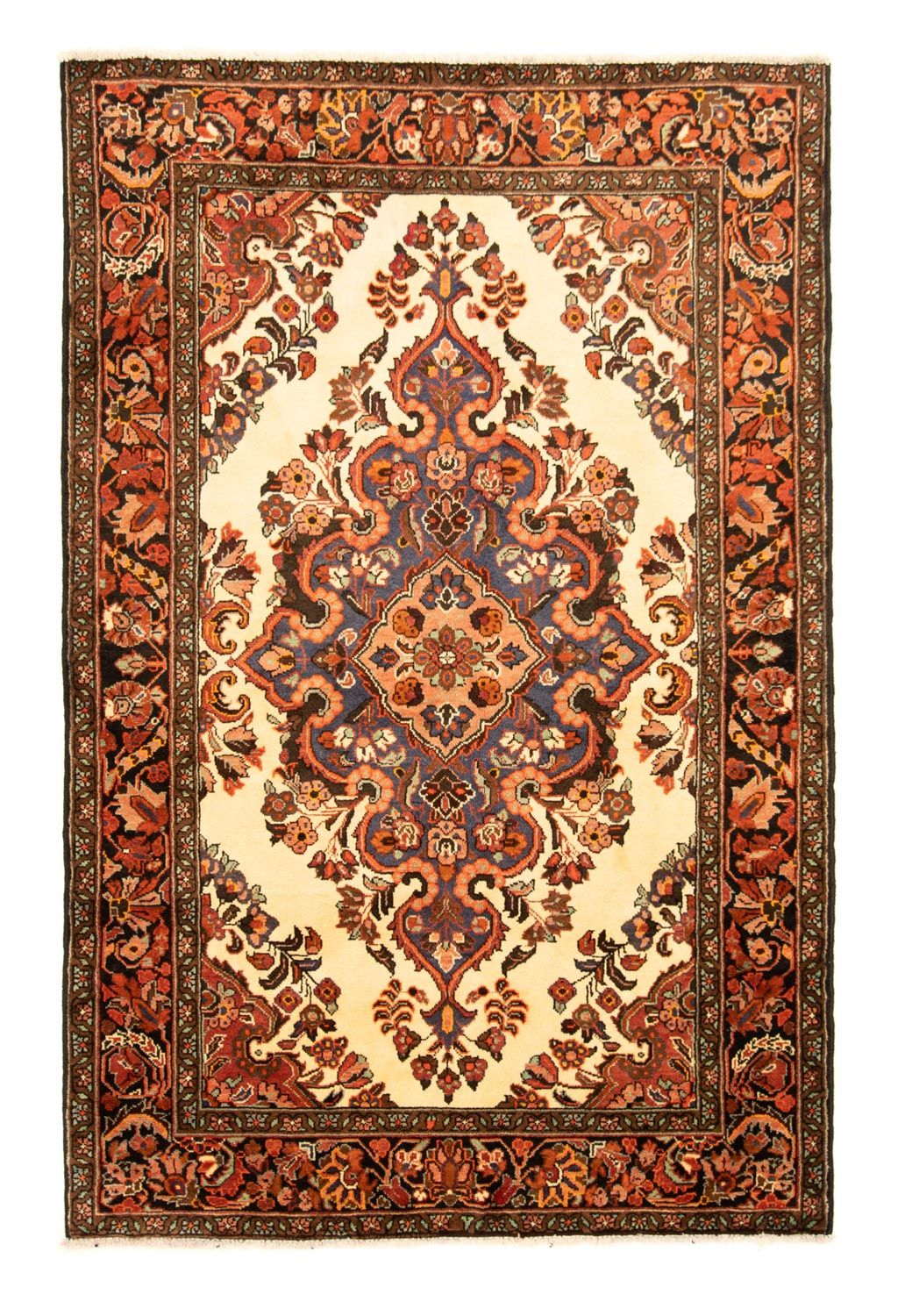 Alfombra persa - Nómada - 204 x 132 cm - beige