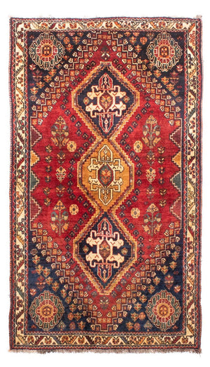 Alfombra persa - Nómada - 187 x 110 cm - rojo oscuro