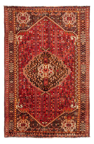 Alfombra persa - Nómada - 250 x 160 cm - rojo oscuro