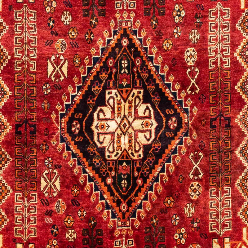 Alfombra persa - Nómada - 240 x 167 cm - rojo oscuro