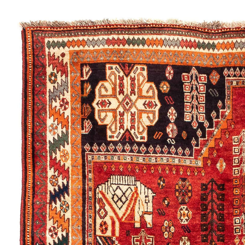 Alfombra persa - Nómada - 240 x 167 cm - rojo oscuro