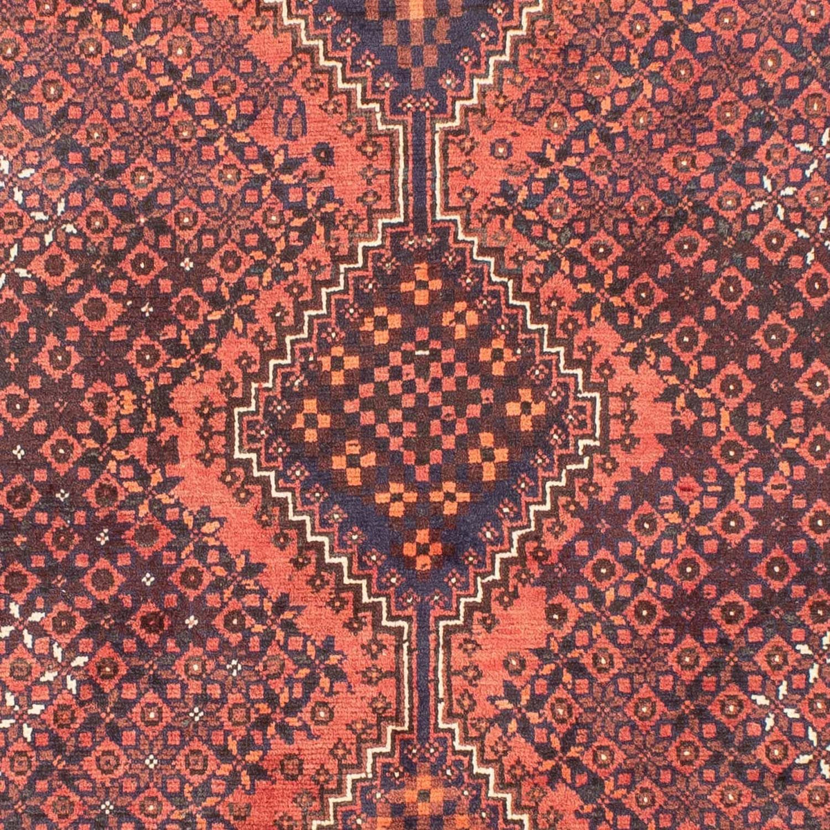 Alfombra persa - Nómada - 282 x 200 cm - rojo claro