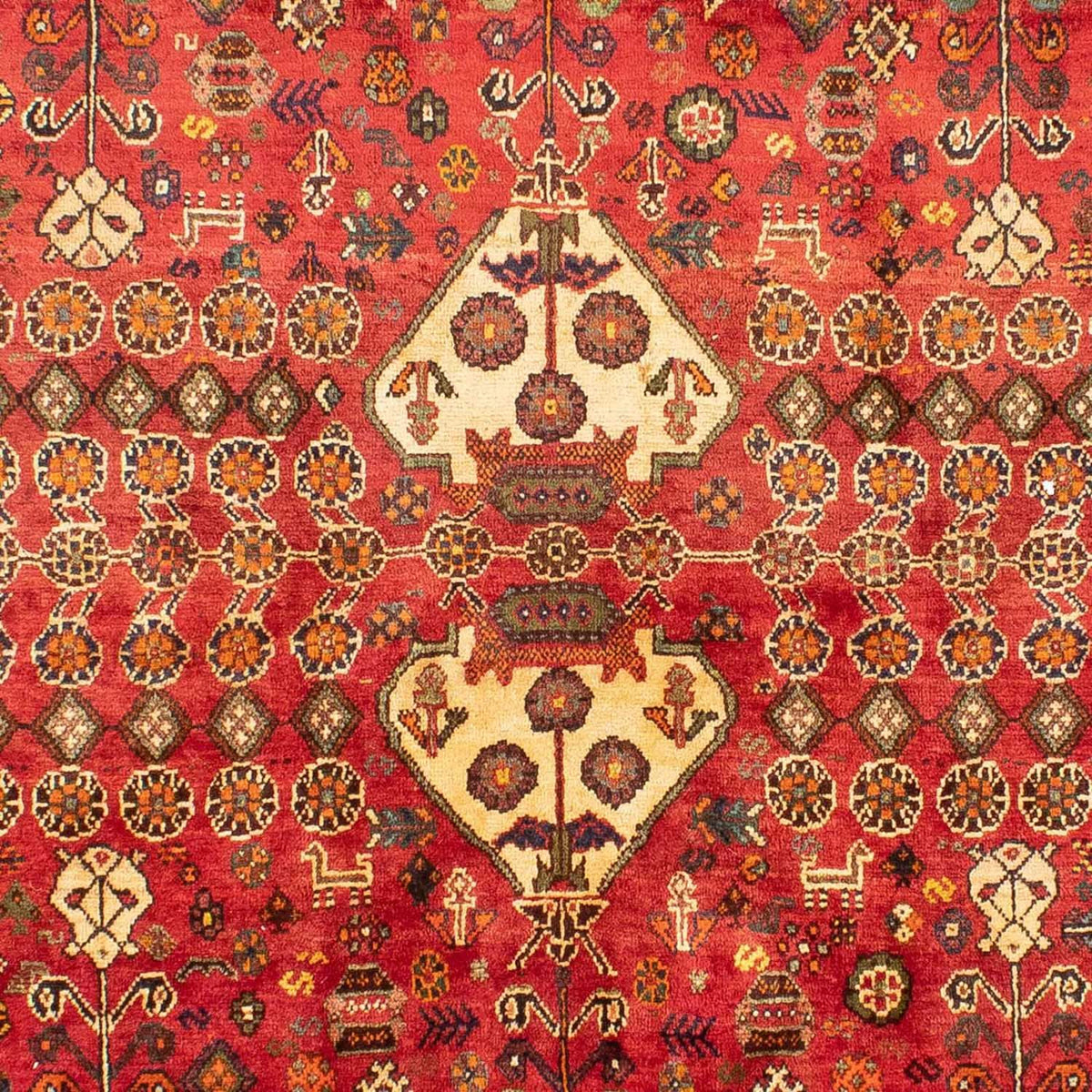 Alfombra persa - Nómada - 283 x 185 cm - rojo