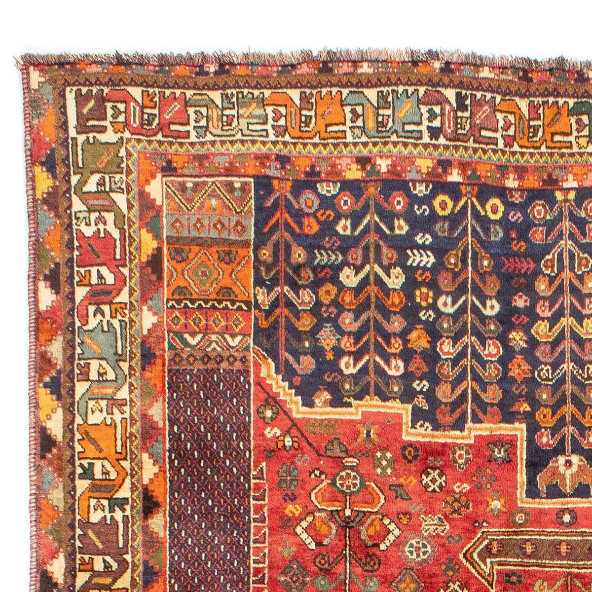 Alfombra persa - Nómada - 283 x 185 cm - rojo