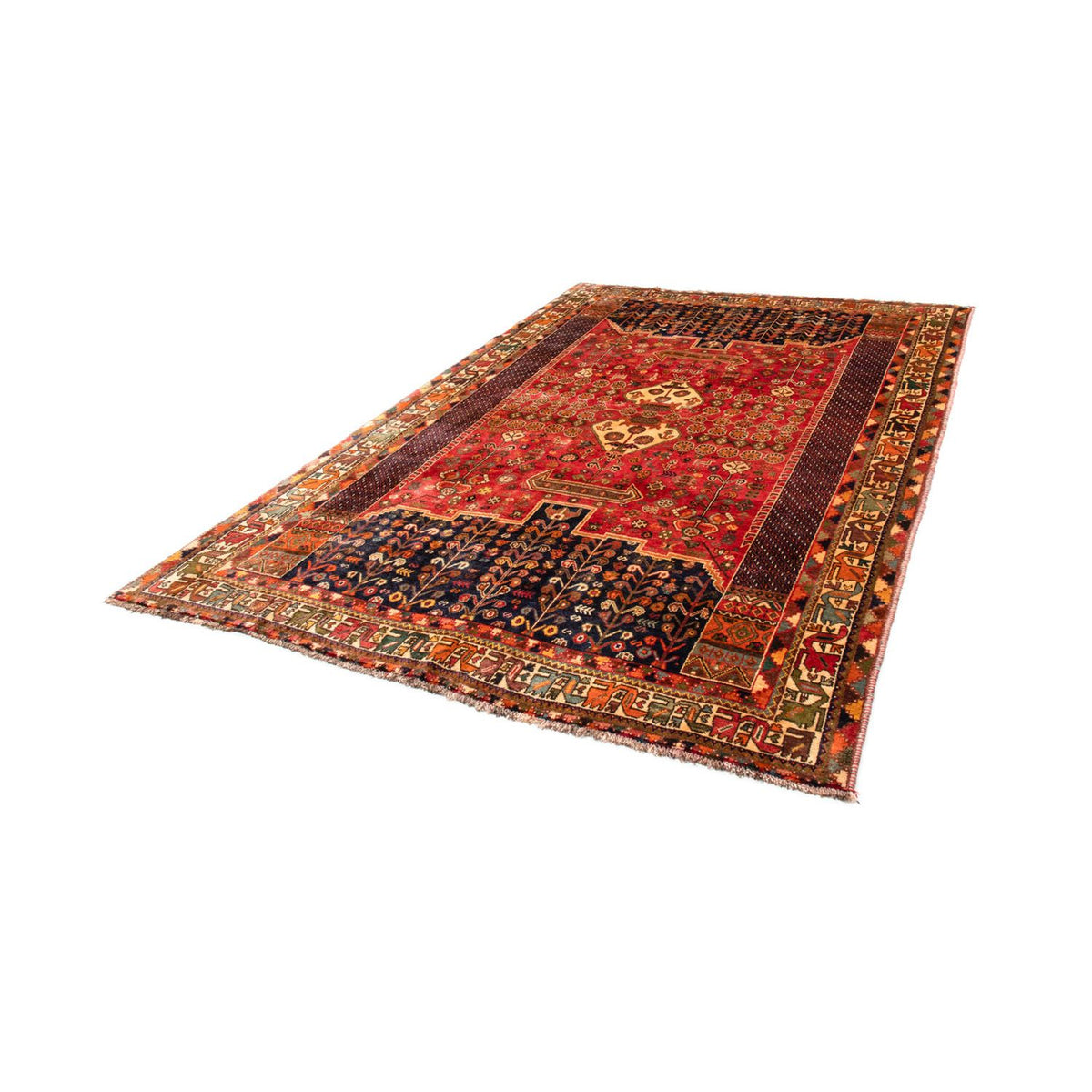 Alfombra persa - Nómada - 283 x 185 cm - rojo