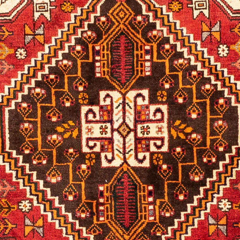 Alfombra persa - Nómada - 278 x 165 cm - rojo oscuro