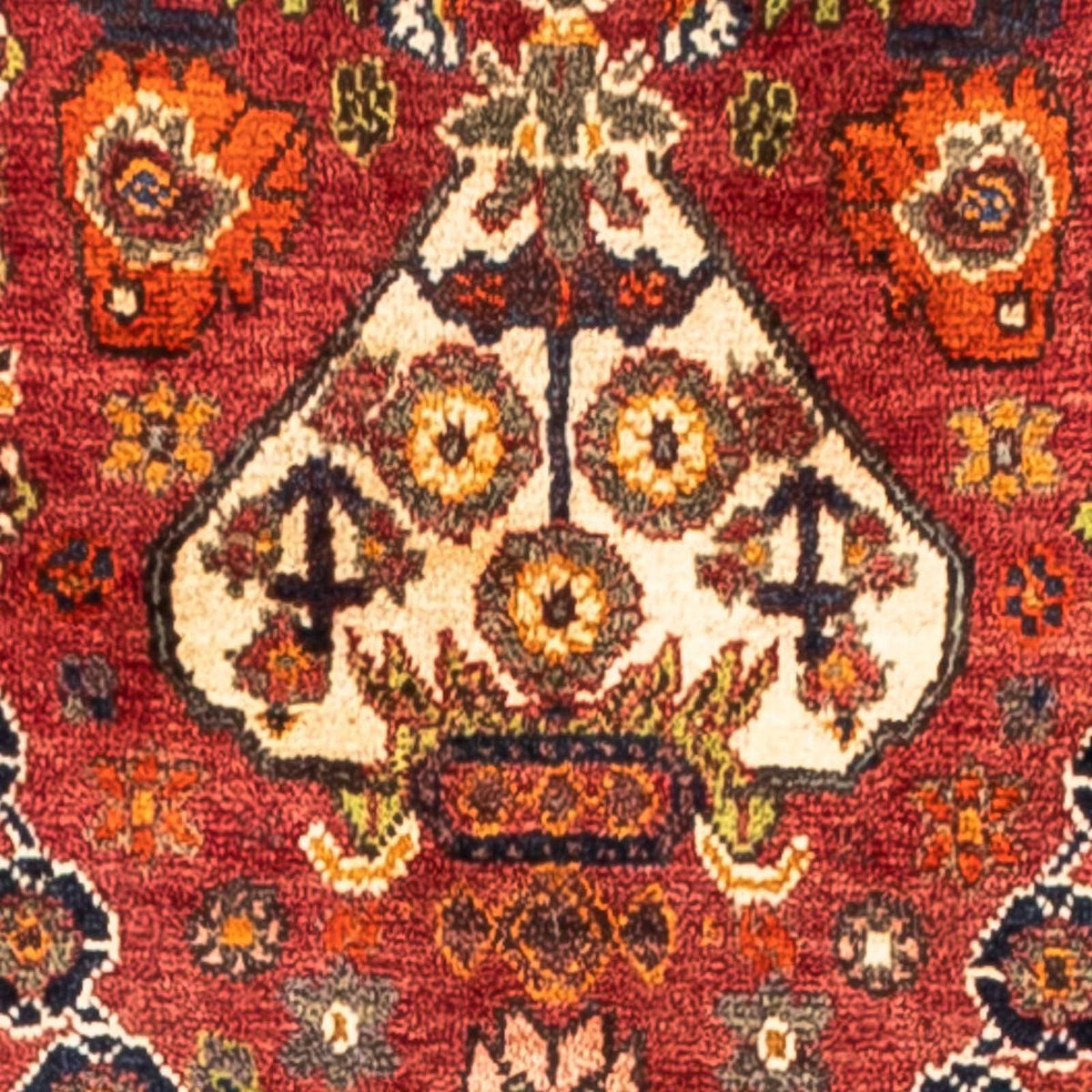 Alfombra persa - Nómada - 243 x 170 cm - rojo oscuro