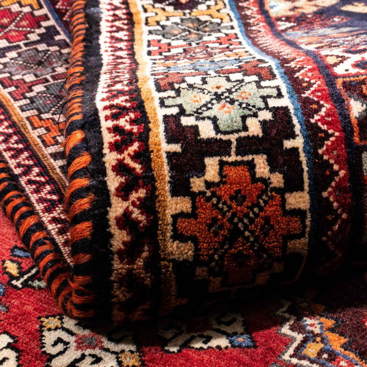Alfombra persa - Nómada - 265 x 170 cm - rojo