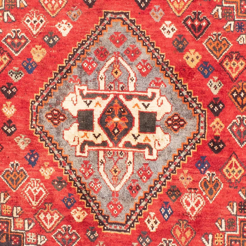 Alfombra persa - Nómada - 150 x 120 cm - rojo oscuro