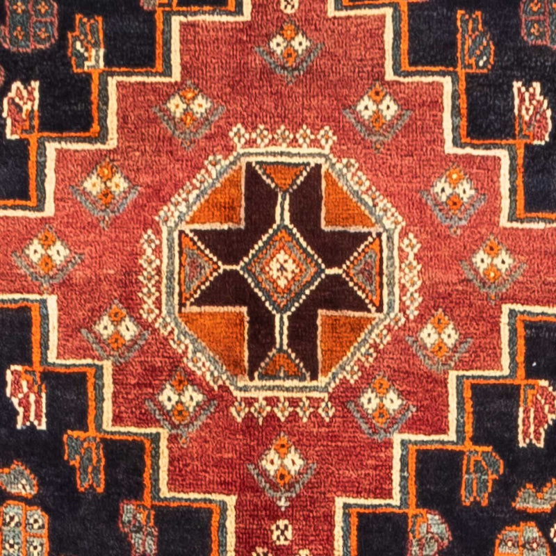 Alfombra persa - Nómada - 246 x 160 cm - azul oscuro