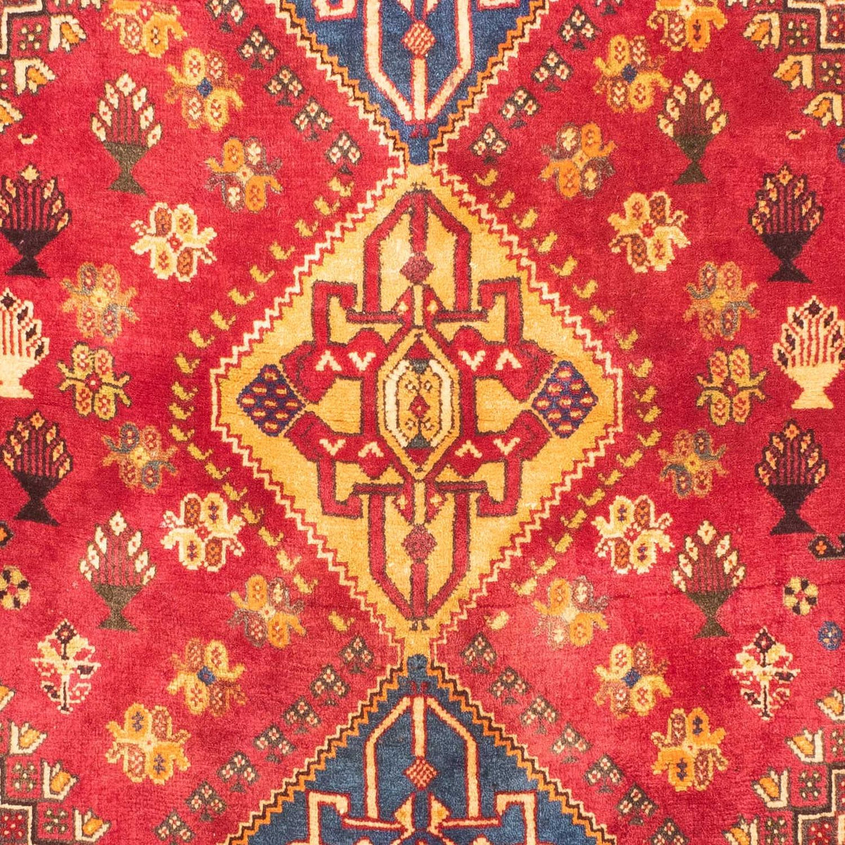 Alfombra persa - Nómada - 175 x 120 cm - rojo oscuro