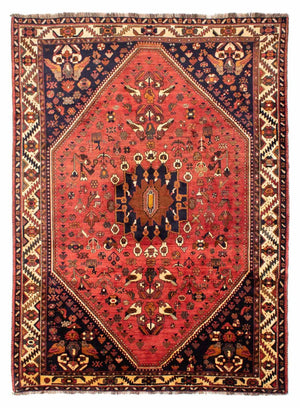 Alfombra persa - Nómada - 305 x 220 cm - rojo claro