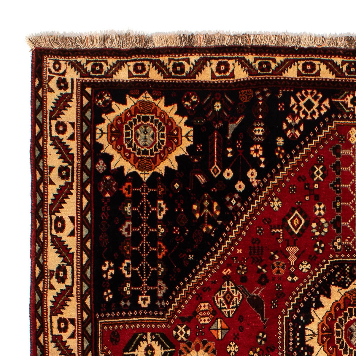 Alfombra persa - Nómada - 295 x 210 cm - rojo oscuro