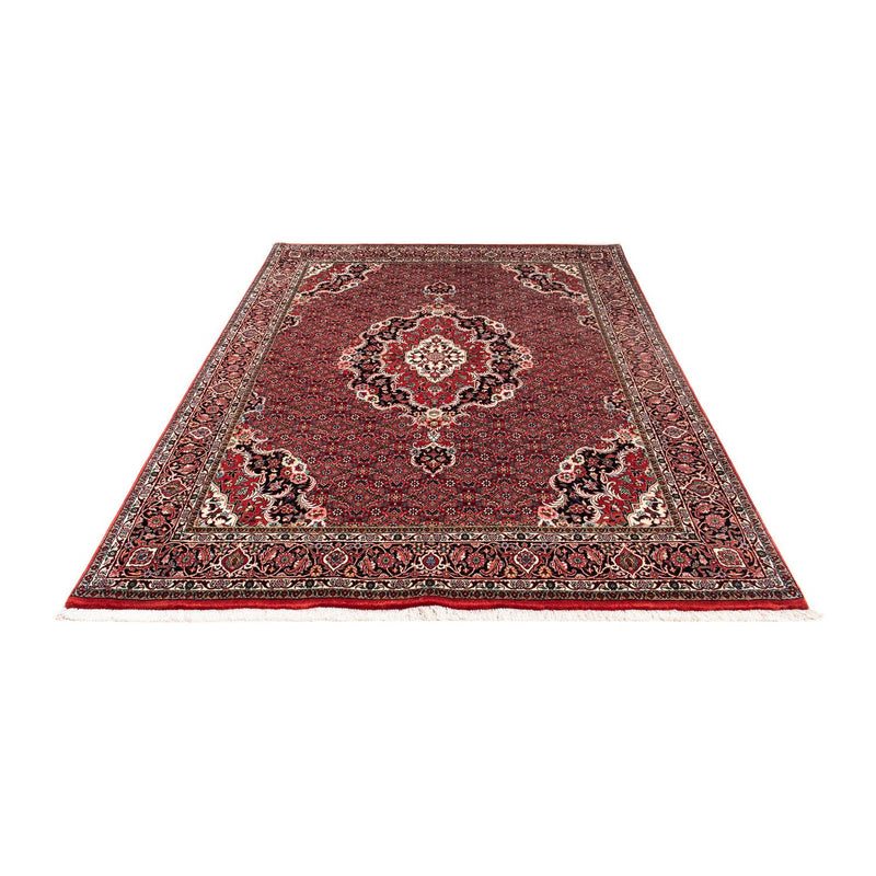 Alfombra persa - Bidjar - 229 x 172 cm - rojo oscuro