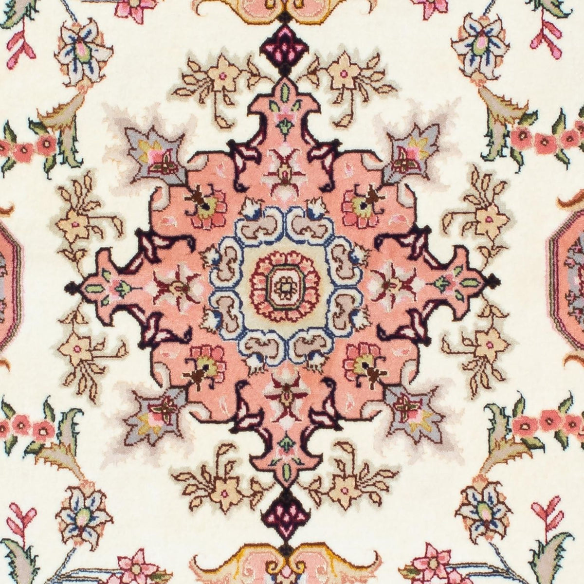 Alfombra de pasillo Alfombra Persa - Tabriz - Real - 215 x 81 cm - beige