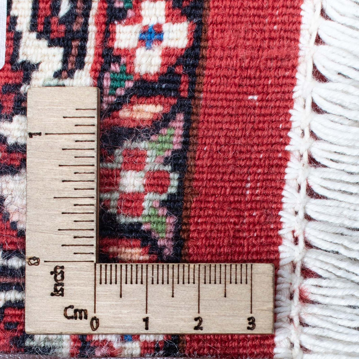 Alfombra de pasillo Alfombra persa - Bidjar - 415 x 78 cm - rojo oscuro