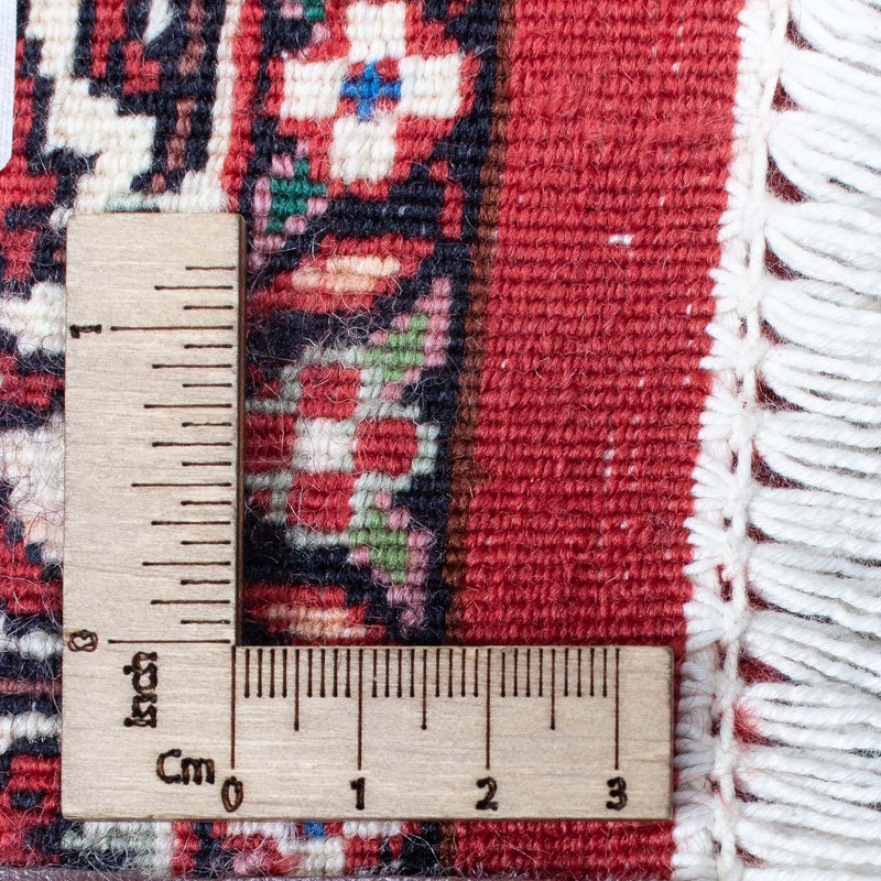 Alfombra de pasillo Alfombra persa - Bidjar - 415 x 78 cm - rojo oscuro