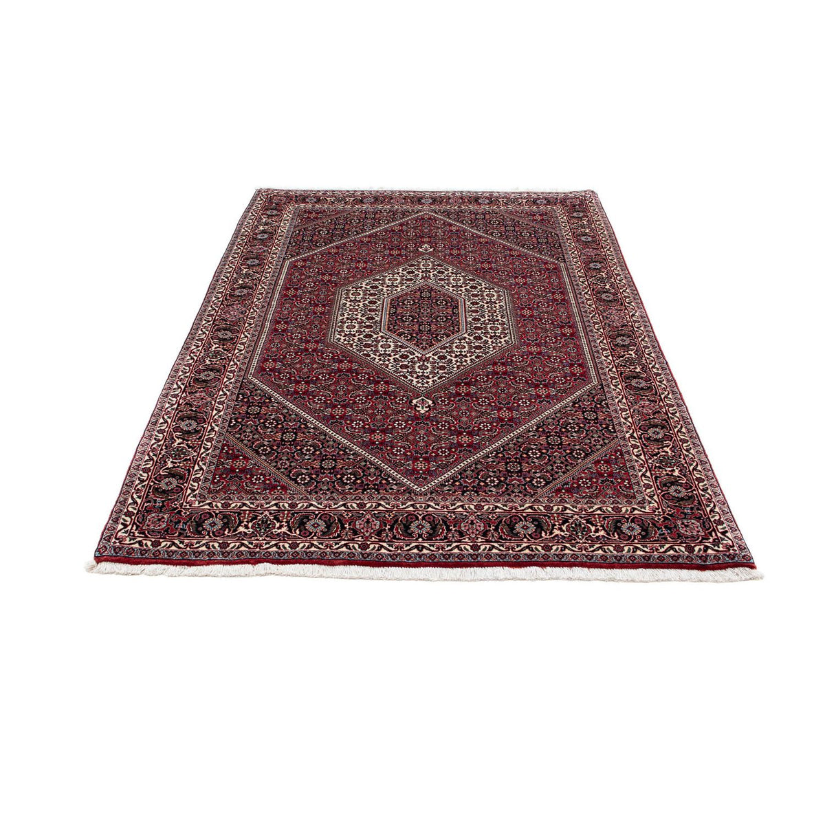 Alfombra persa - Bidjar - 200 x 130 cm - rojo
