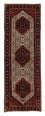Alfombra de pasillo Alfombra persa - Bidjar - 235 x 74 cm - rojo oscuro