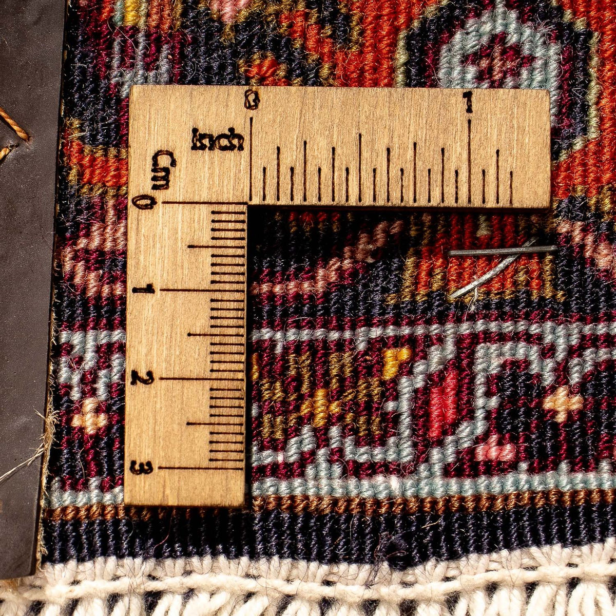 Alfombra de pasillo Alfombra persa - Bidjar - 235 x 74 cm - rojo oscuro