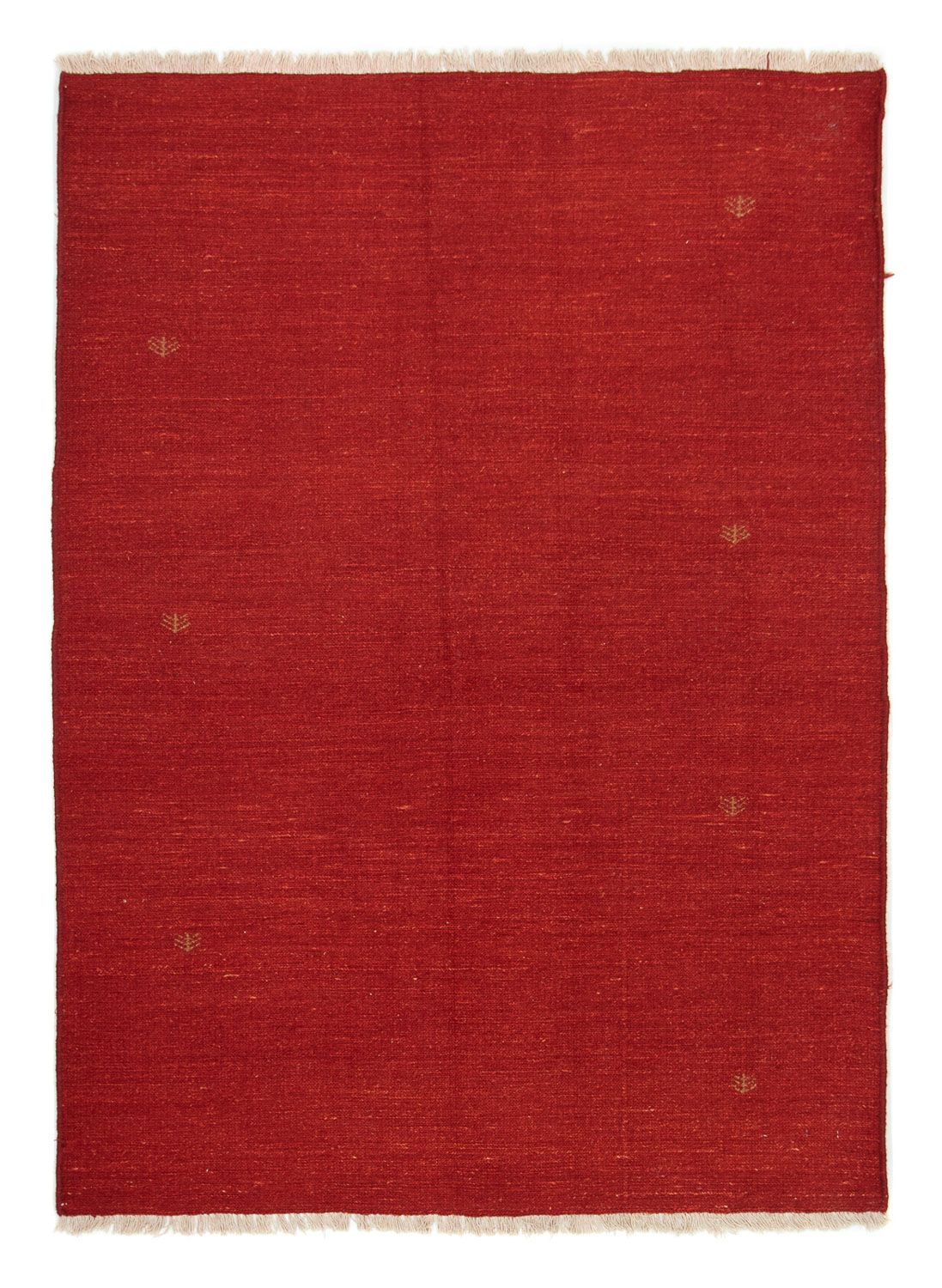 Alfombra Gabbeh - Persa - 194 x 140 cm - rojo