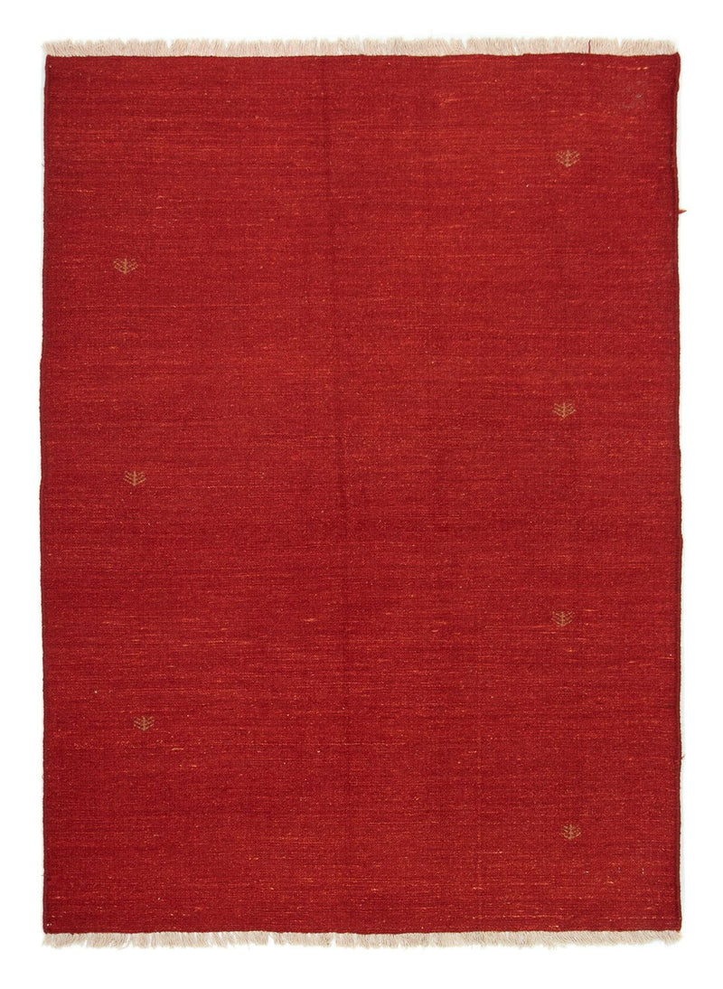 Alfombra Gabbeh - Persa - 194 x 140 cm - rojo