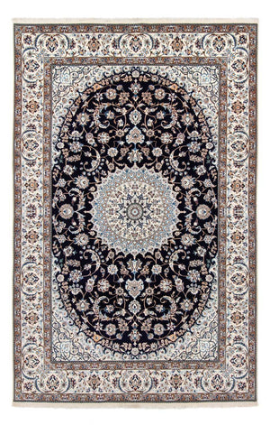 Alfombra Persa - Nain - Real - 306 x 203 cm - negro