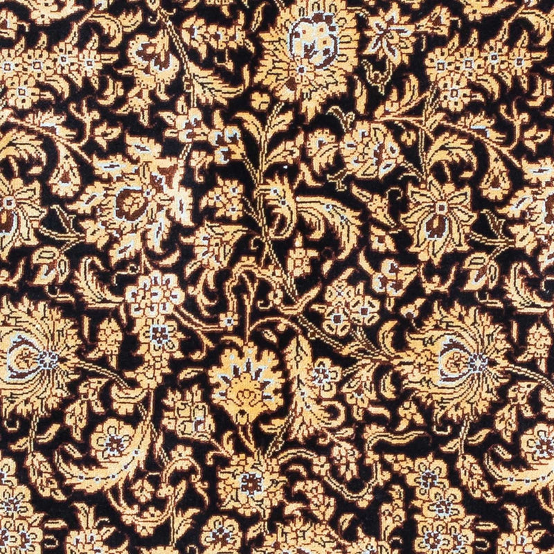 Alfombra persa - Ghom - 118 x 80 cm - azul oscuro