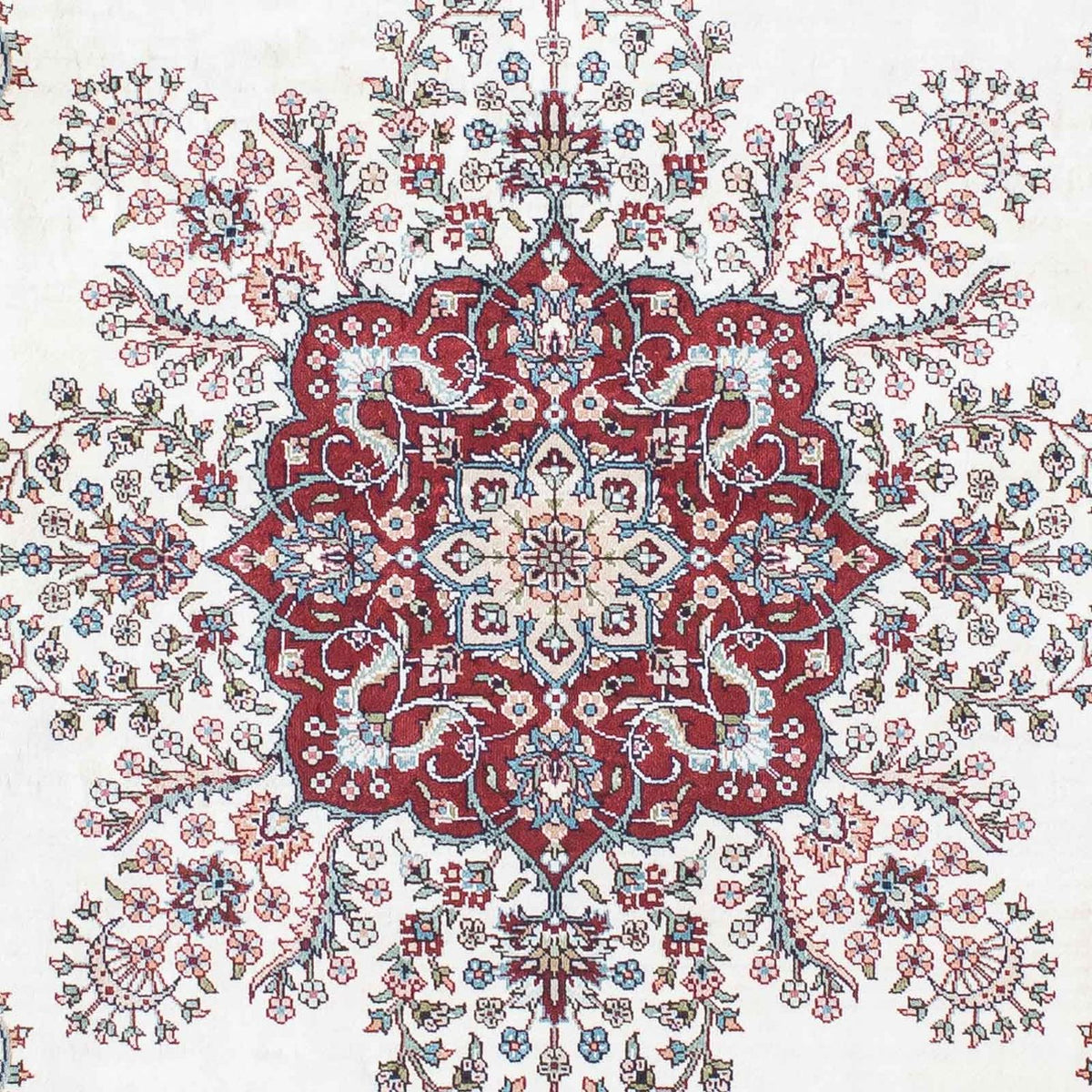 Alfombra oriental - Hereke - 137 x 91 cm - rojo oscuro