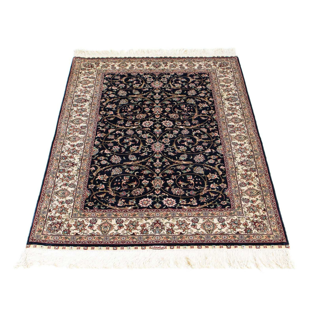 Alfombra oriental - Hereke - 122 x 76 cm - rojo oscuro