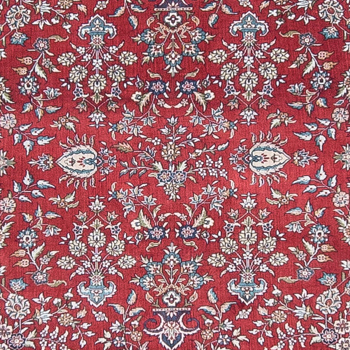 Alfombra de pasillo Alfombra oriental - Hereke - 369 x 78 cm - rojo oscuro