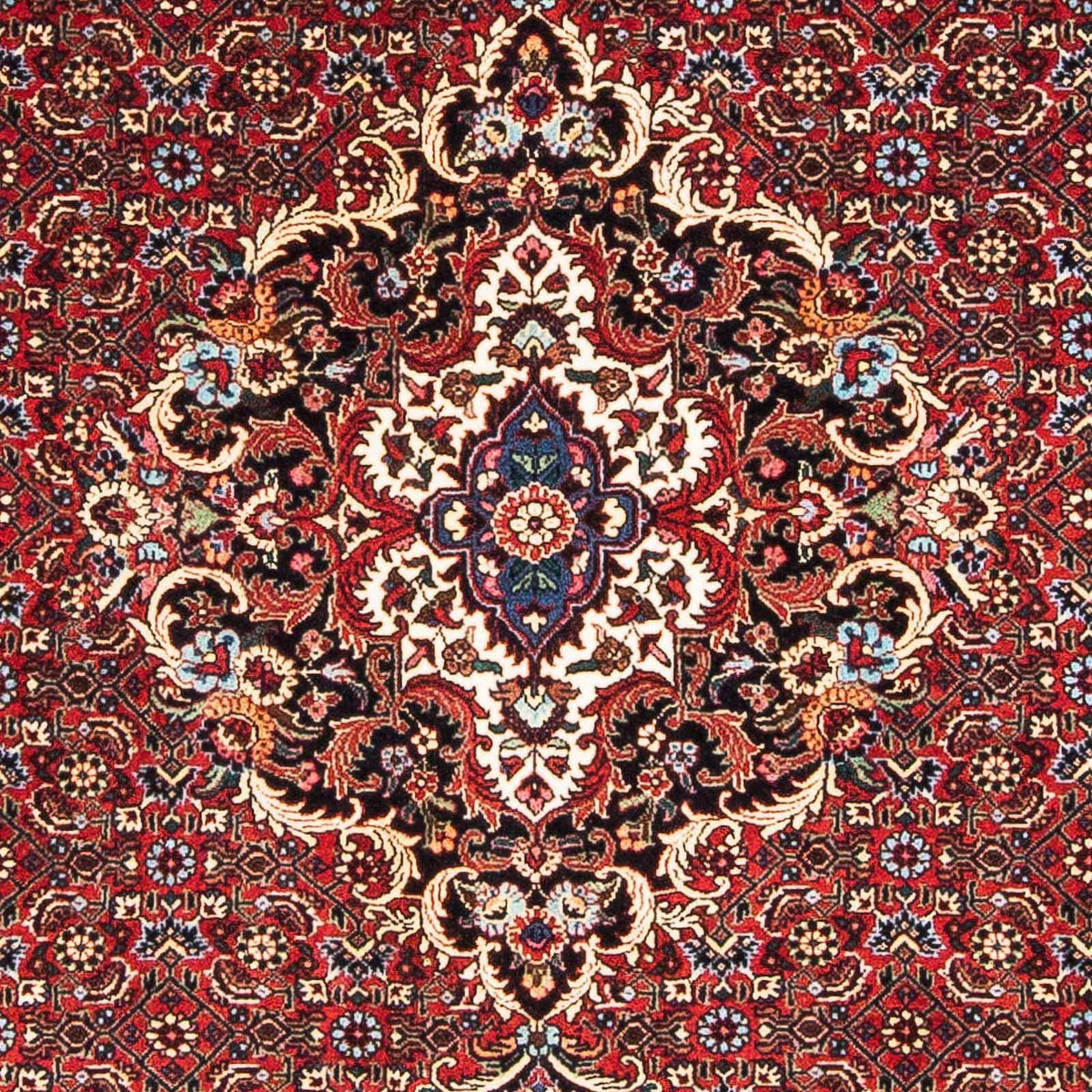 Alfombra persa - Bidjar - 165 x 110 cm - rojo oscuro