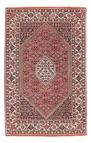 Alfombra persa - Bidjar - 140 x 83 cm - rojo