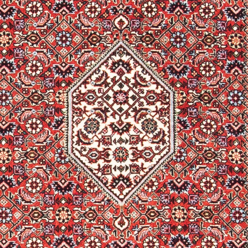 Alfombra persa - Bidjar - 140 x 83 cm - rojo