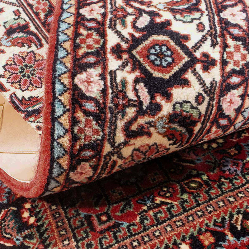 Alfombra persa - Bidjar - 140 x 83 cm - rojo
