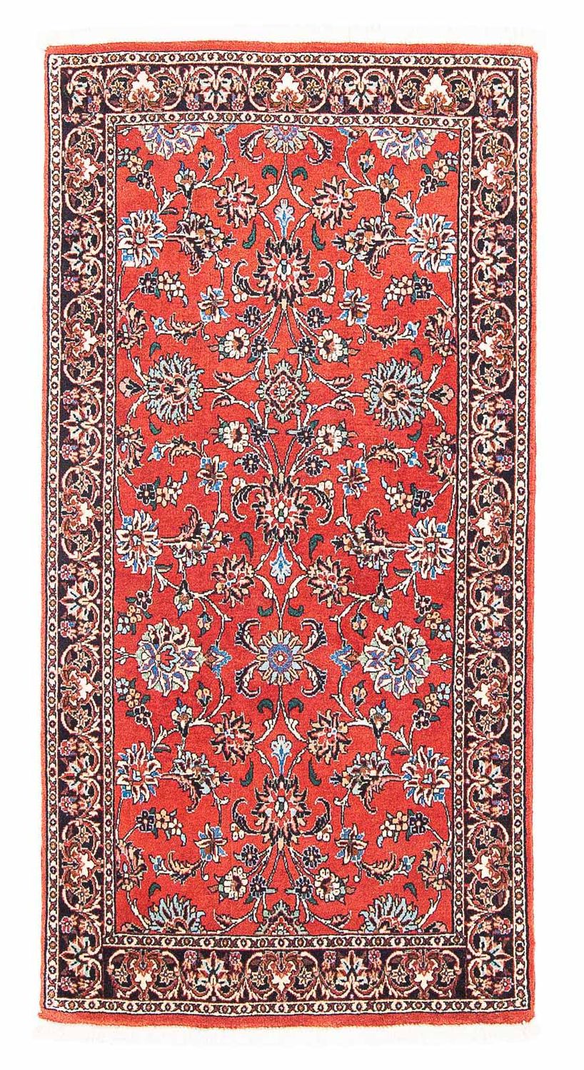 Alfombra persa - Bidjar - 138 x 70 cm - rojo
