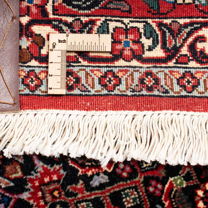 Alfombra persa - Bidjar - 252 x 200 cm - rojo oscuro