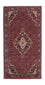 Alfombra de pasillo Alfombra persa - Bidjar - 202 x 104 cm - rojo oscuro