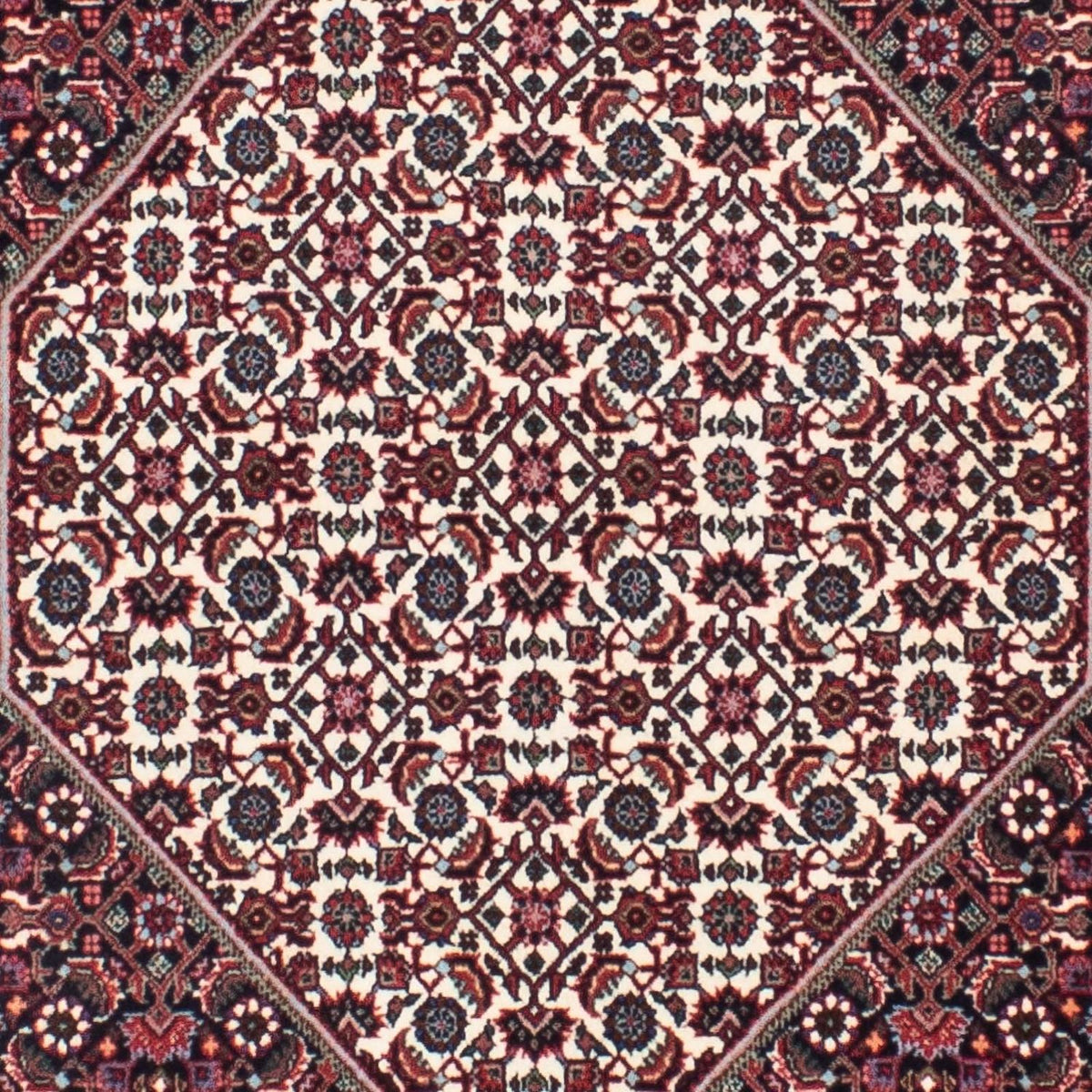 Alfombra de pasillo Alfombra persa - Bidjar - 295 x 88 cm - rojo