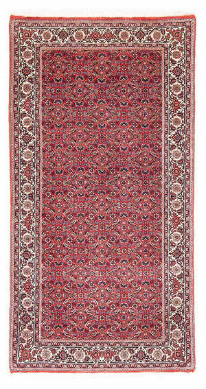 Alfombra persa - Bidjar - 170 x 88 cm - rojo