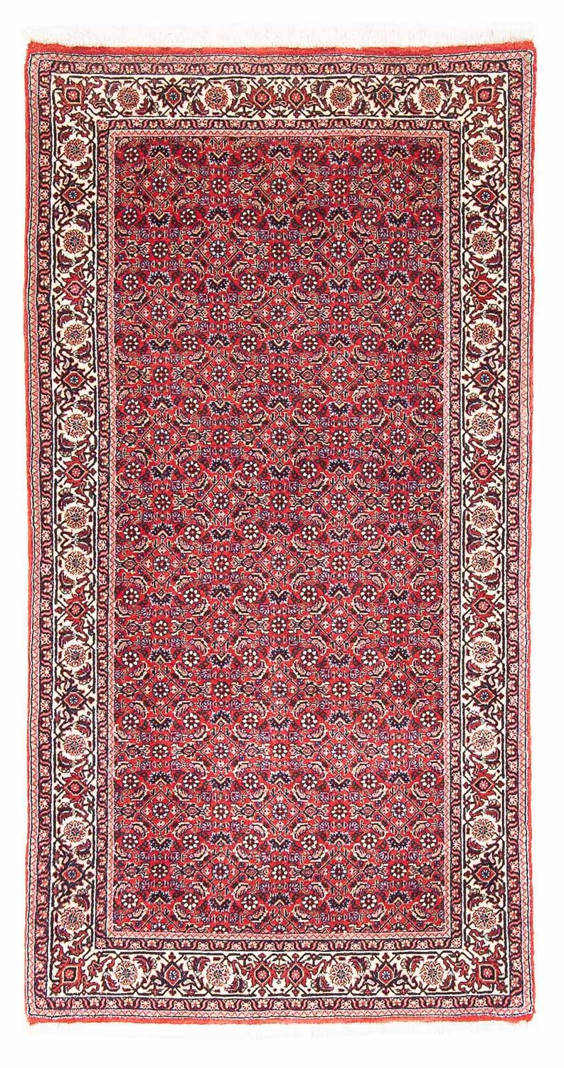 Alfombra persa - Bidjar - 170 x 88 cm - rojo