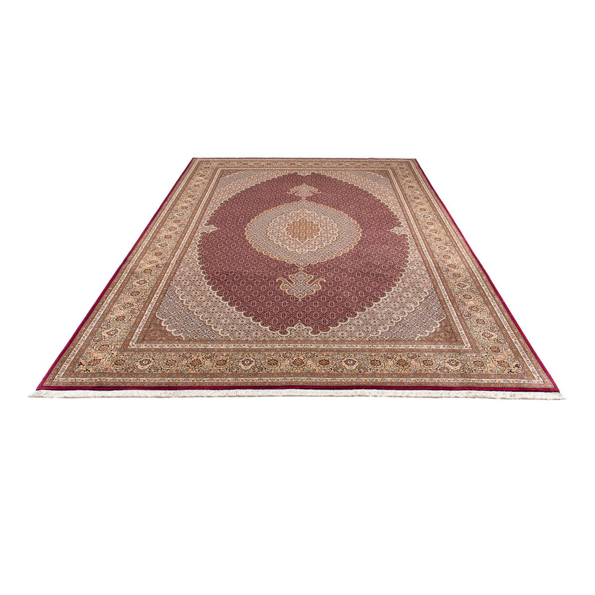 Alfombra persa - Tabriz - 302 x 198 cm - rojo