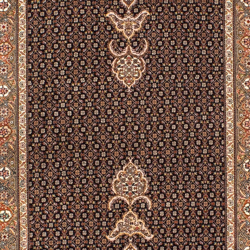 Alfombra de pasillo Alfombra persa - Tabriz - 248 x 81 cm - azul oscuro