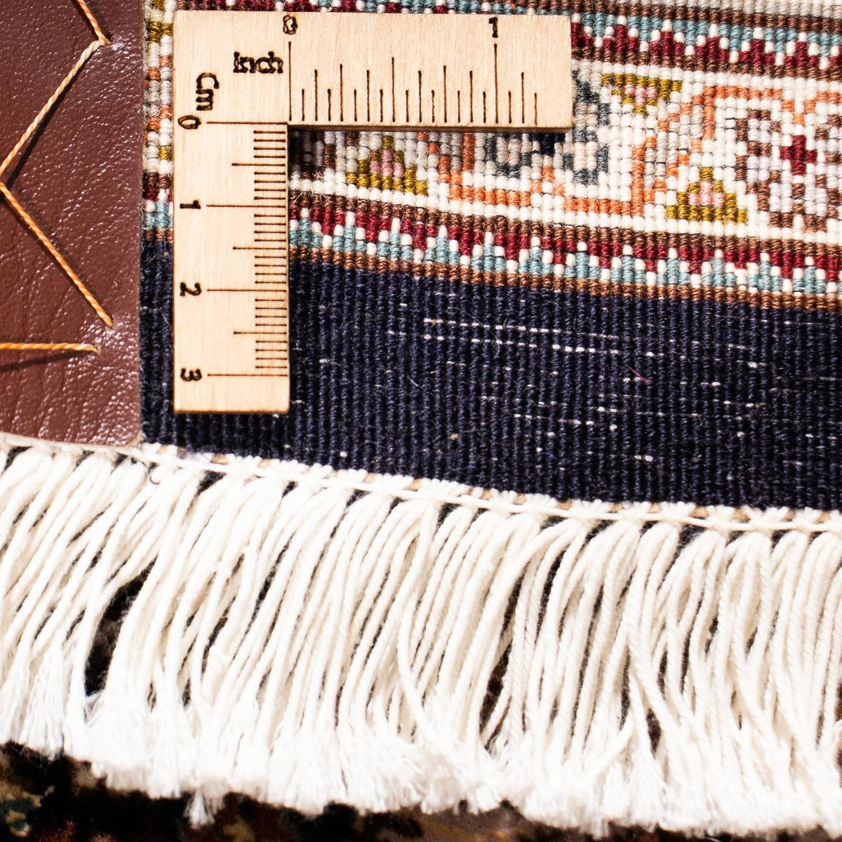 Alfombra de pasillo Alfombra persa - Tabriz - 248 x 81 cm - azul oscuro