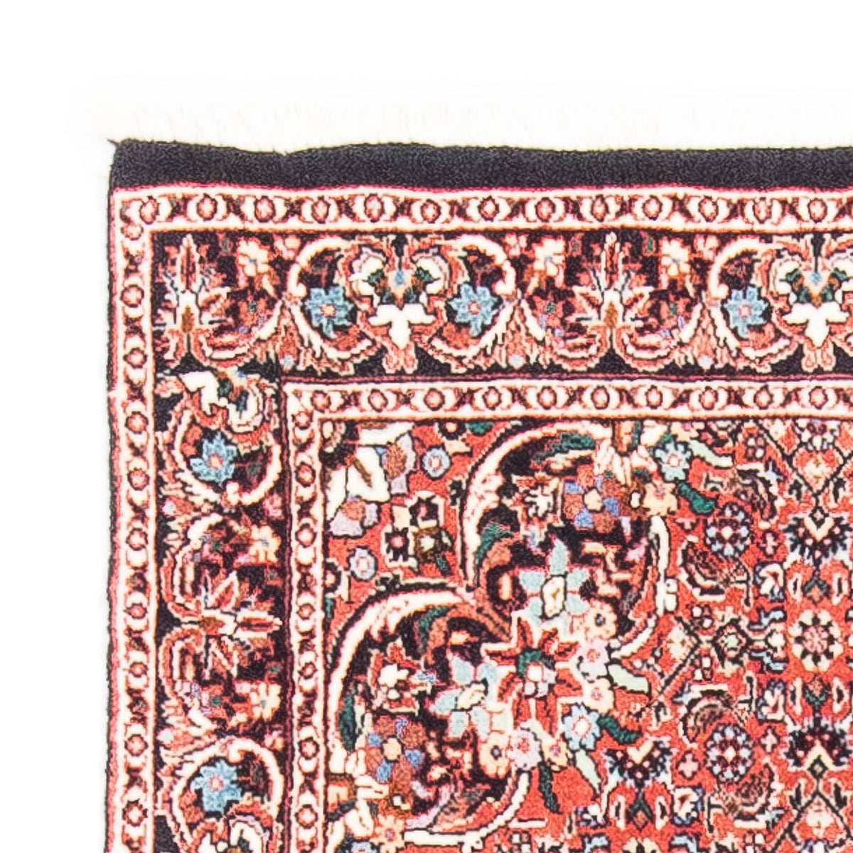 Alfombra persa - Bidjar - 142 x 67 cm - rojo claro