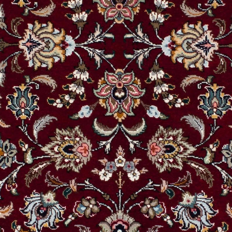 Alfombra de pasillo Alfombra Persa - Tabriz - Real - 197 x 87 cm - rojo oscuro