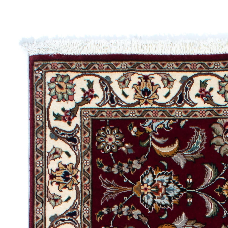 Alfombra de pasillo Alfombra Persa - Tabriz - Real - 197 x 87 cm - rojo oscuro