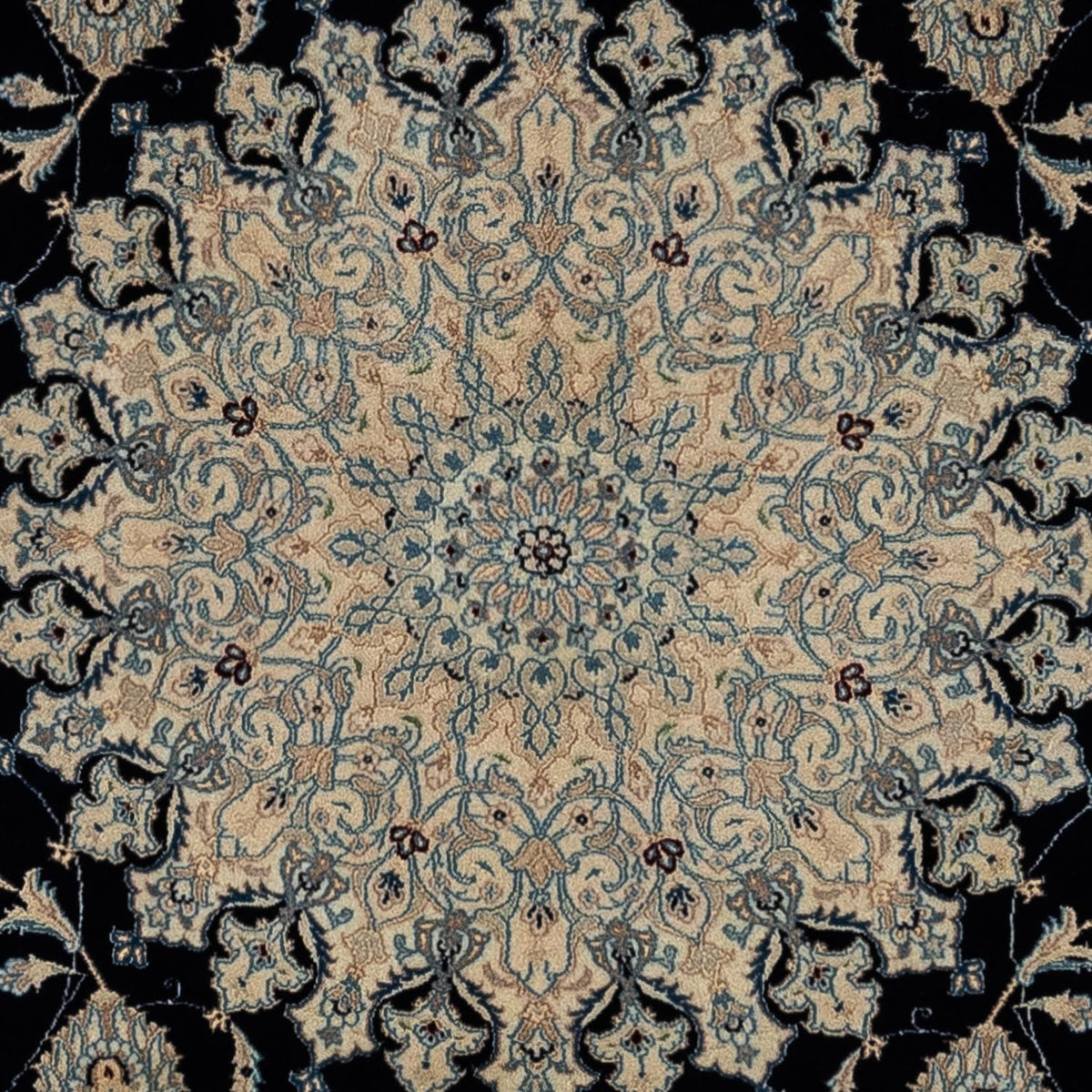 Alfombra Persa - Nain - Real - 344 x 250 cm - negro